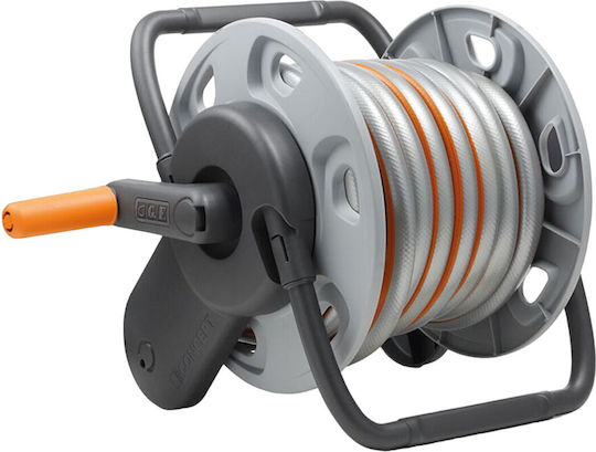 G.F Mini Concept Ready Garden Hose Box Wall Mounted with Hose 15m with Rewind Handle