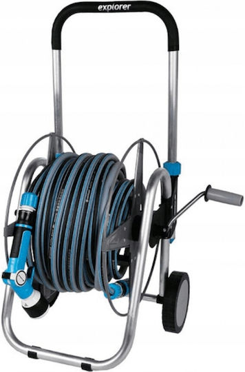 Cellfast Wheeled Garden Hose Box with 25m Hose