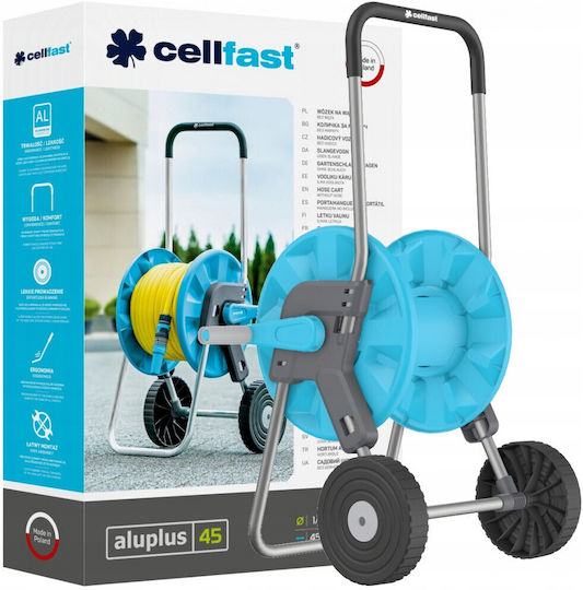 Cellfast Ανέμη Ποτίσματος Aluplus Τροχήλατη Ανέμη Ποτίσματος για Λάστιχο έως 45m