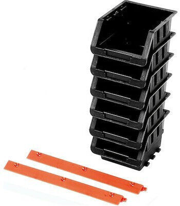 Tactix Plastic Tool Bin Organiser W10.5xD16.4xH7.6cm 8pcs