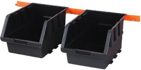 Tactix Plastic Tool Bin Organiser W15xD24xH12.8cm 4pcs