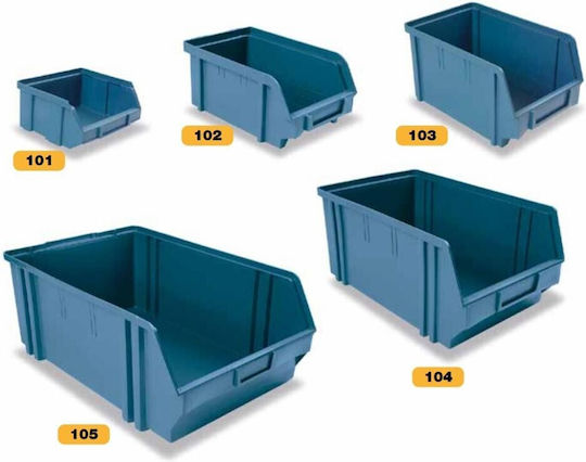 ArtPlast 102 Plastic Tool Bin Organiser W10.3xD16.6xH7.3cm