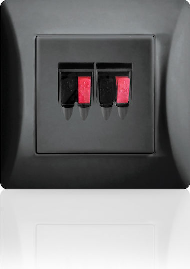 Lineme Complete Audio & Video Speakers Socket Black 50-00135-2