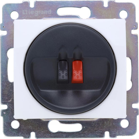 Legrand Valena Front Audio & Video Speakers Socket White 774223