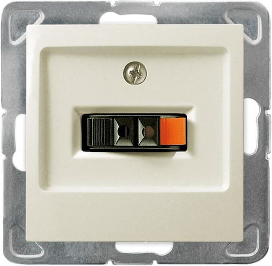 Ospel Steckdose Redner in Beige Farbe GG-1Y/m/27