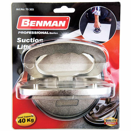 Benman Aluminum Single Work Suction Cup with Max Lifting Weight 20kg
