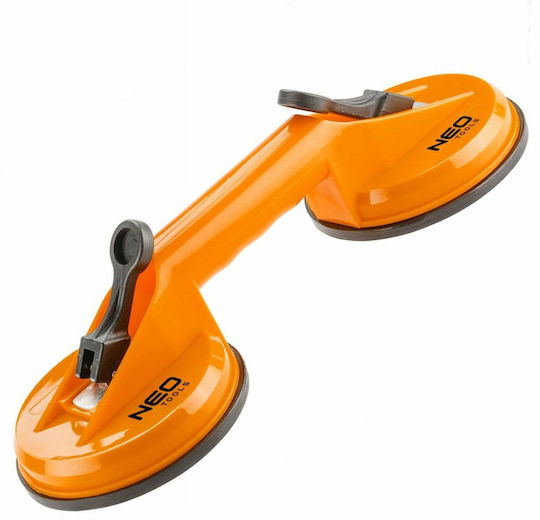 Neo Tools Dublu Ventuză Plastic Diametru 120mm cu Capacitate de Prindere 80kg