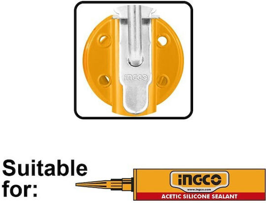 Ingco HCG1809 Πιστόλι Σιλικόνης Ανοικτού Τύπου 235mm