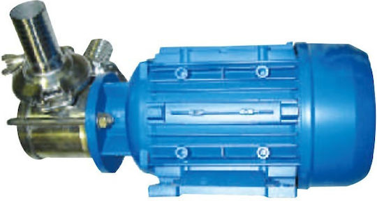 Liverani MINOR/900 Inox Μονοφασική Αντλία Μετάγγισης με Στόμιο 1 - 1/2" και Ιπποδύναμη 2hp Λαστιχοφόρα