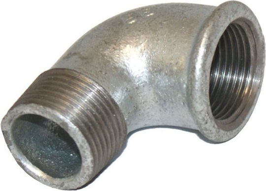 Γωνία Съединител за тръби Поцинковани 3/4" Мъжки 3/4″