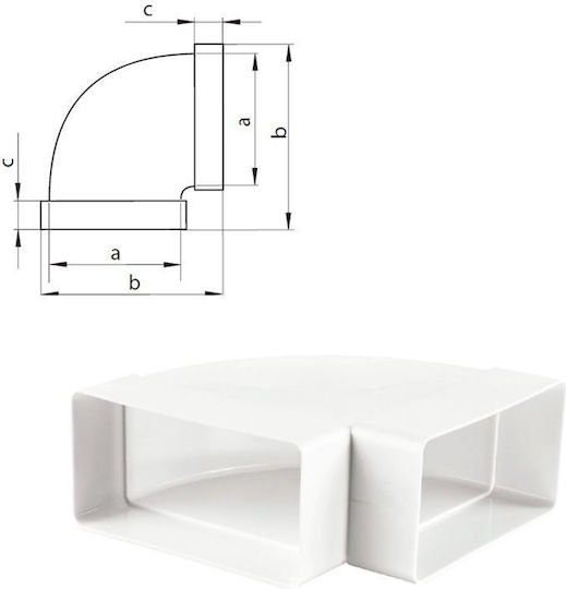 Γωνία Σωλήνα Θηλυκό Φ16mm Καμπυλη 90