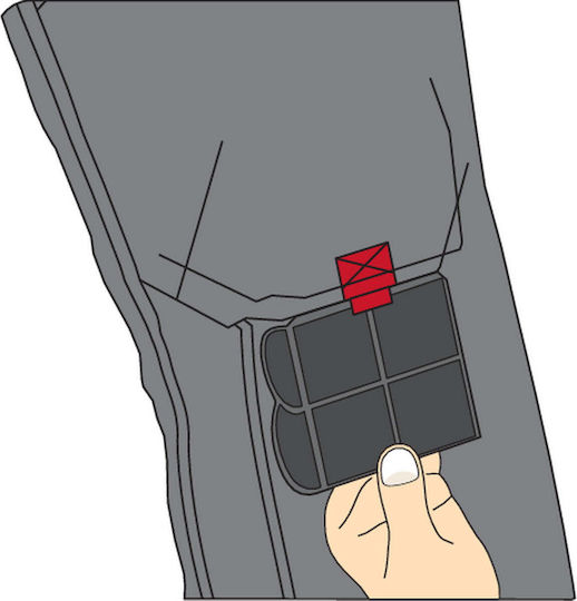 Vorel 74595 Inner Safety Kneepad