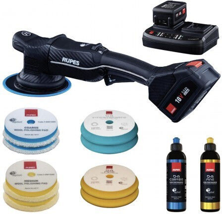 Rupes HLR21 CB2 BAS Bigfoot Rotary Polisher Brushless 18V with Speed Control