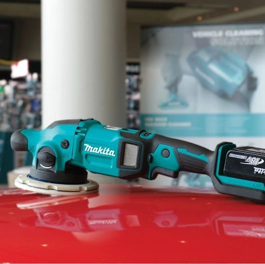 Makita DPO600RTE Rotary Polisher 18V 2x5Ah with Speed Control
