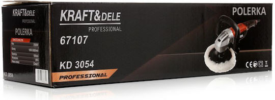 Kraft & Dele Polizor Electric 2550W Rotativ Lustruitor 2550W cu Control al Vitezei