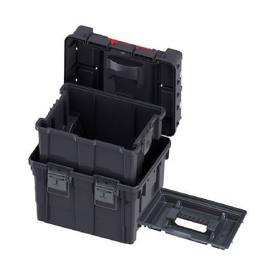Qbrick Wheeled Metallic Tool Carrier with Toolbox