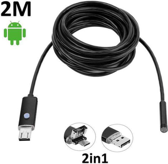 Endoscope Camera 640x480 pixels for Mobile with 2m Cable