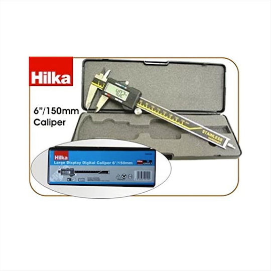 Hilka 5205604051235 Digital Dicke Messgeräte mit Messbereich bis 0 - 150mm