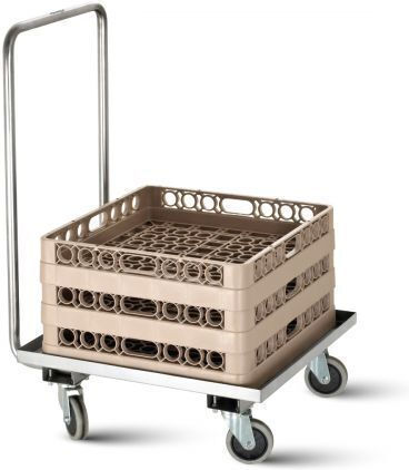 Bartscher Commercial Kitchen Food Cart for Dish Baskets TGS100 H92.5xW51.5xD64cm