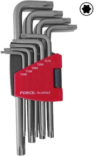 Force L-Shaped Torx Wrench T10 9pcs