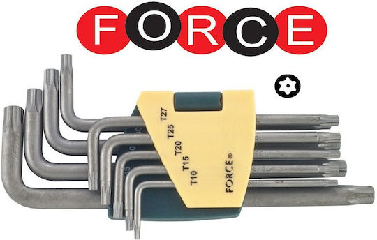 Force L-Shaped Torx Wrench T10 9pcs
