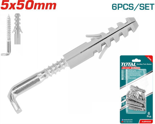 Total Στραβόκαρφα 5mm 6τμχ