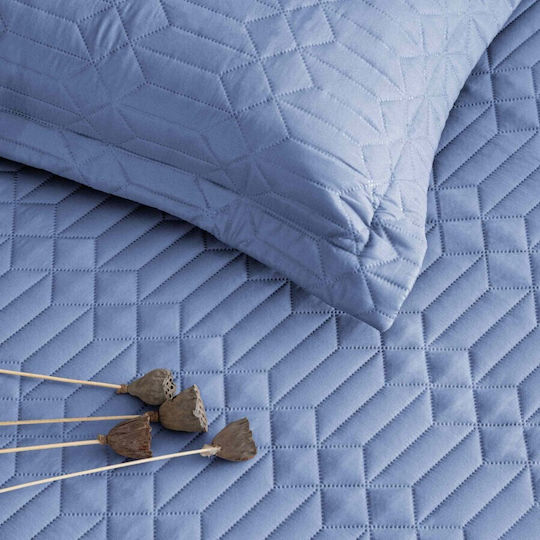 Tac Paturi & Cuverturi Pat Module King Size Albastru Navy 250x260cm