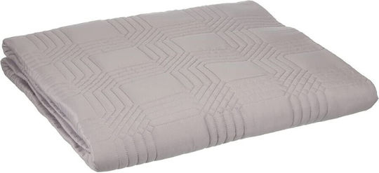 Tac Module Cuvertură Semi-dublu din Poliester Gri 180x240cm