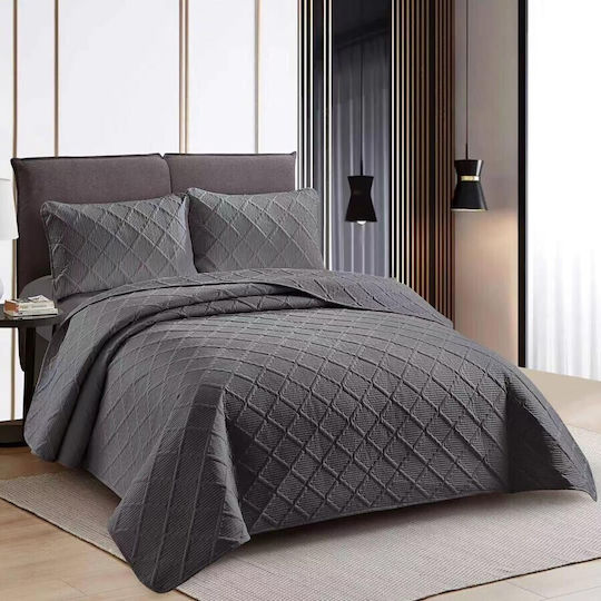 Pucioasa Κουβερλί Σετ Υπέρδιπλο Black 230x250cm 3τμχ Pucioasa Κουβερλί Σετ Υπέρδιπλο Black 230x250cm 3τμχ