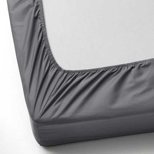 First Choice Σετ King Size 3τμχ 180x200εκ. με Λάστιχο Anthracite