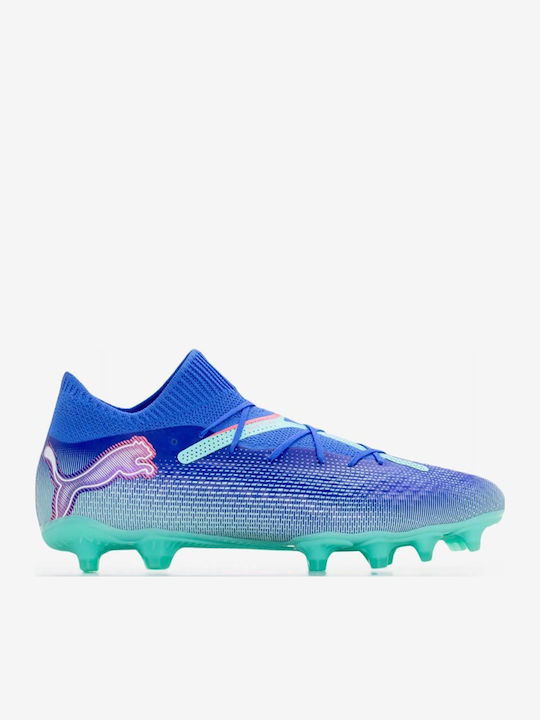 PUMA Future 7 Pro Ποδοσφαιρικά Παπούτσια με Τάπες FG/AG Μπλε