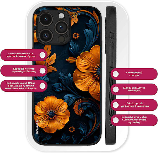 Θήκη Sonique 3d Flower Series Oppo A60 Πορτοκαλί 01