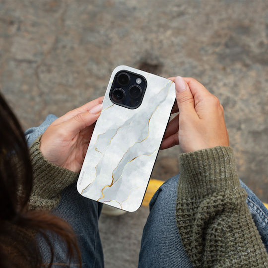 Калъф Sonique Marble Series за Oppo Reno12 Pro 5G Бял 01