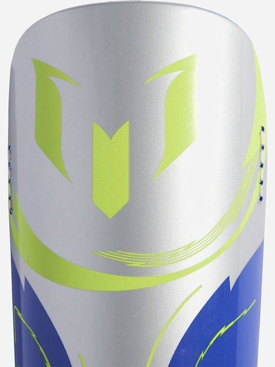 adidas Messi Sg Mtc Kids Soccer Shin Protectors Silver JN7437