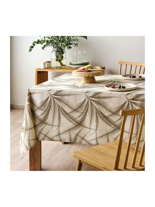 Kentia Τραπεζομάντηλο Σετ Felce Beige-grey 160x230εκ.