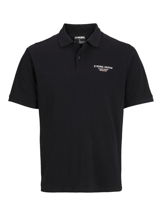 Polo T-shirt Μαυρο