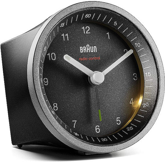 Braun Bc07sb-dcf Tabletop Clock with Alarm Clock & Radio Black