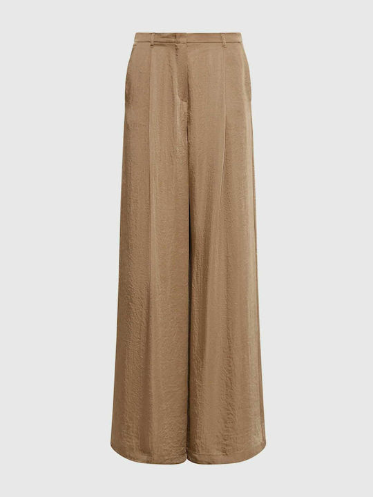 Damen Stoff Hose Beige