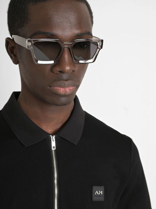 Polo Herrenbluse Kurzarm Schwarze