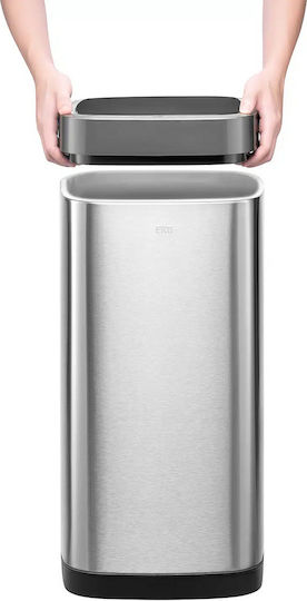 Eko Eko Waste Bin Made of Inox Steel with Sensor Silver 50lt