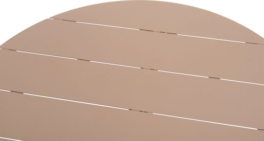 Tisch Stabil Higer Cappuccino 126x126x74cm