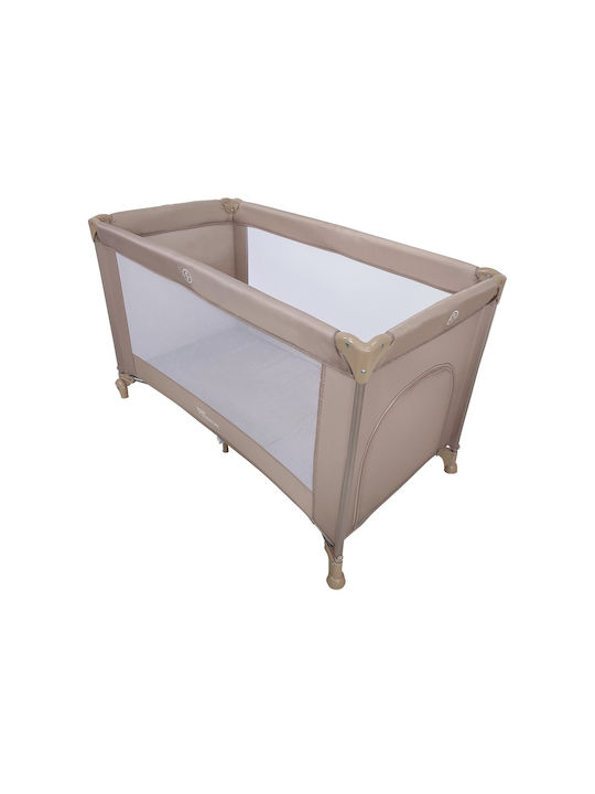 Baby Adventure Dream Παρκοκρέβατο με Στρώμα Μπεζ 120x60cm