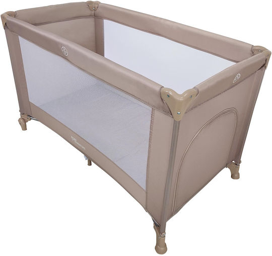 Baby Adventure Dream Παρκοκρέβατο με Στρώμα Μπεζ 120x60cm