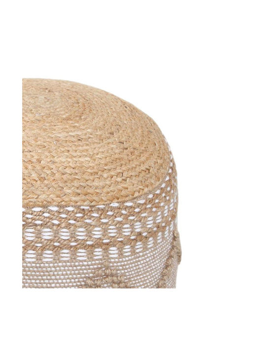 Hocker Für das Wohnzimmer Korbweide Pallo Natural Shade 40x40x30cm