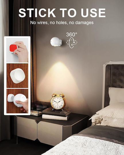 LED Emergency Light with Battery Powered, Motion Sensor and Remote Control 1pcs