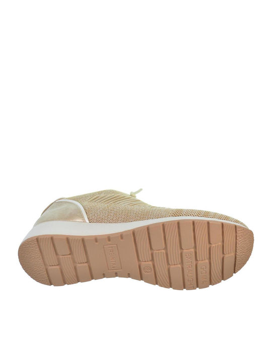 Γυναικεία Ανατομικά Sneakers Μπεζ