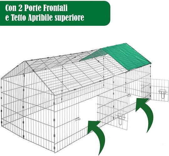 Bakaji Rodent Cage 180x75x75cm