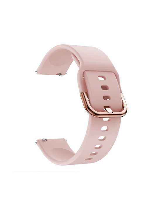 Cea Mai Bună Curea Accesorii Silicon Eliberare Rapidă 20mm Roz Samsung Galaxy Watch4 5 6 7 Fe 4 Classic/6 Classic/5 Pro Huawei Watch Gt2 Gt3 42mm Gt3 Pro 43mm Amazfit Gts 2 Gts 2 Mini Gts 2e