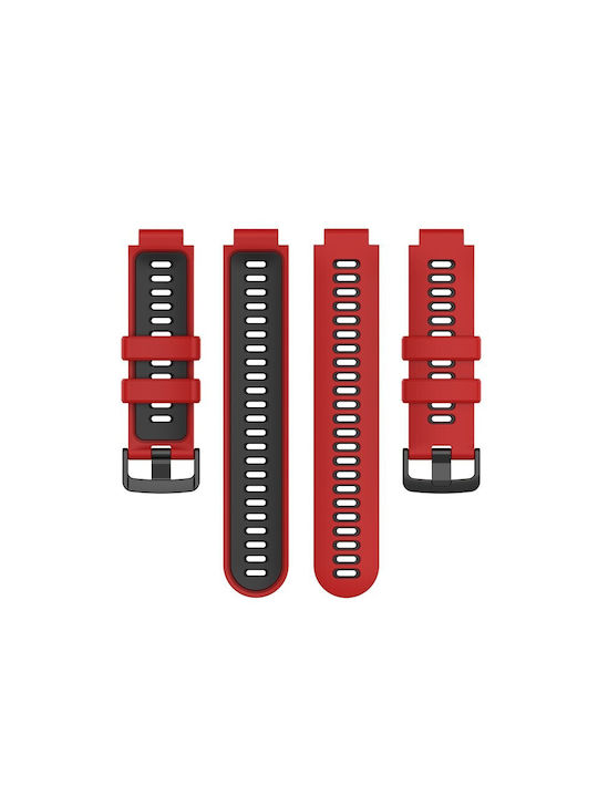 Best Accessories Silicone Strap Two-color Red Black Garmin Forerunner 220 230 235 620 630 735xt Best Accessories Silicone Strap Two-color Red Black Garmin Forerunner 220 230 235 620 630 735xt