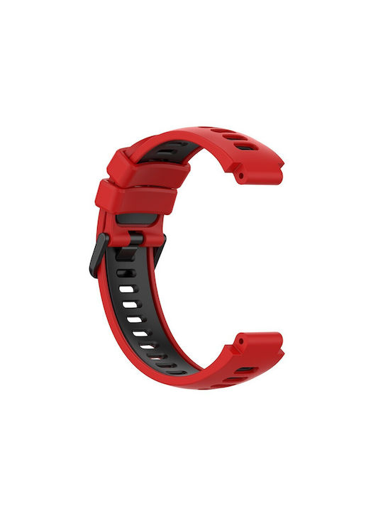 Best Accessories Silicone Strap Two-color Red Black Garmin Forerunner 220 230 235 620 630 735xt